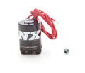 NITROUS EXPRESS Lightning Stage 6 Gas Solenoid with 0.187 Inch Orifice, 1/8 Inch NPT Inlet and Outlet, Carbon Fiber and Aluminum Construction