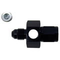 Nitrous Express 15502 6AN Swivel Gauge Adapter Fitting with 1/8 Inch NPT Female Ports and Aluminum Construction
