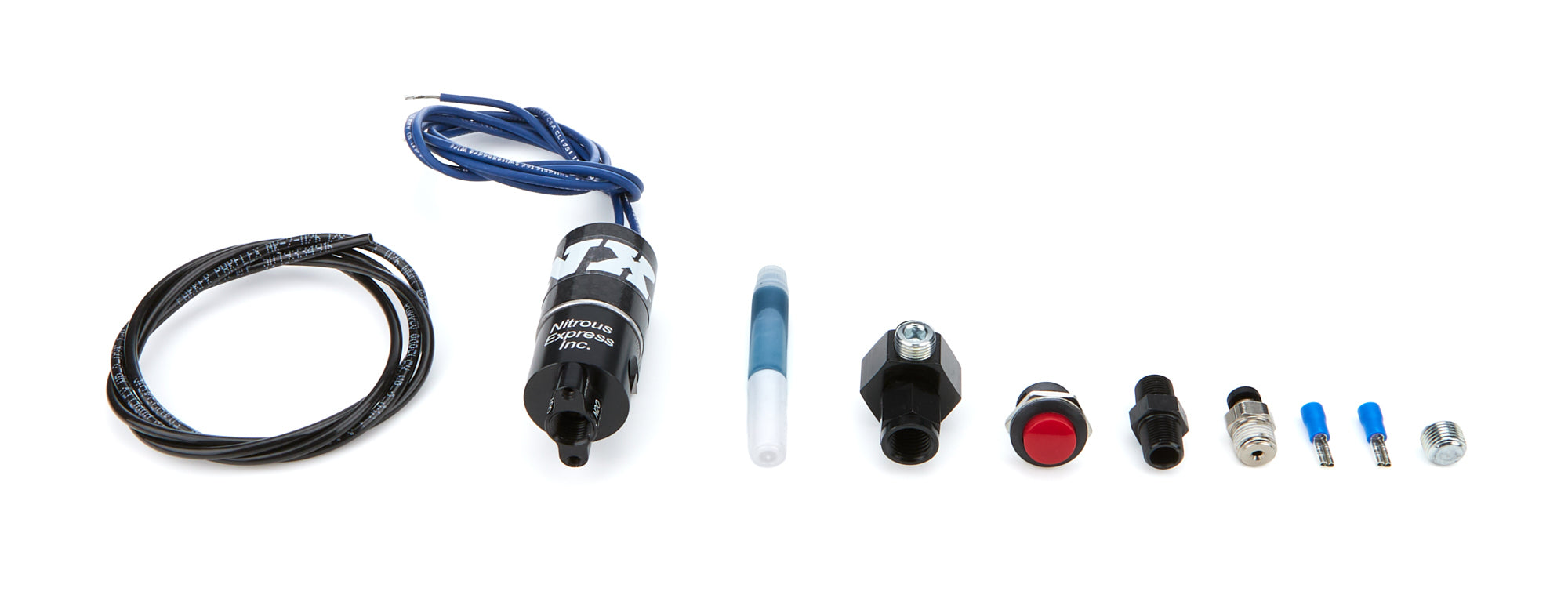 NITROUS EXPRESS Nitrous Purge Valve Kit 4AN with Poly Line