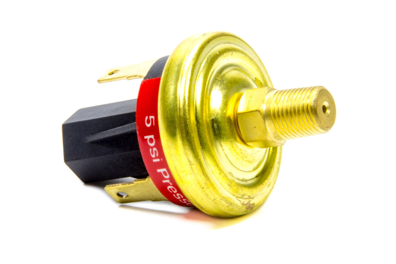 Nitrous Express H.D. Fuel Pressure Safety Switch Part 15708, Adjustable 3 psi Minimum, 1/8 in NPT Male Steel and Plastic Construction
