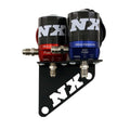 NITROUS EXPRESS NXS15770 Aluminum Head Mount Solenoid Bracket for GM LS-Series Passenger Side, Black Anodized