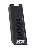 Nitrous Express 15791 Custom Switch Panel for Ford Mustang 2015-2018, Black Anodized, 7 x 2 in, 3 Toggle and 1 Momentary Toggle