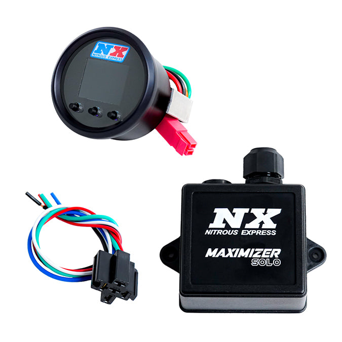 NITROUS EXPRESS NXS16012 Max Solo Progressive Nitrous Controller with Gauge and Wiring Kit
