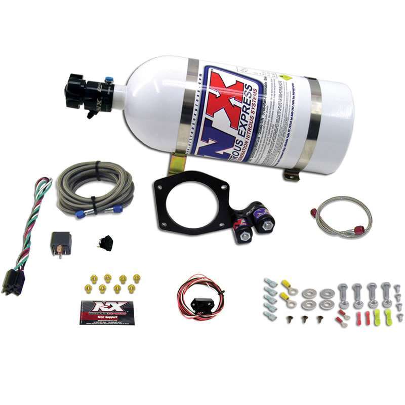 Nitrous Express NX20931-10 LS3 EFI Plate System, Wet Single Stage Nitrous Oxide Kit for GM LS-Series V8 Engines