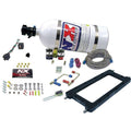 Nitrous Express NXS20940-10 EFI Hi-Ram Plate Nitrous System with 10 lb Bottle for 50-400 HP Applications