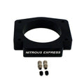 Nitrous Express NP934 90mm Aluminum Nitrous Oxide Plate for GM LS-Series Engines, 4-Bolt Black Anodized Finish