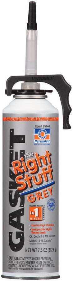 Permatex PEX85144 Right Stuff Silicone Gasket Maker 7.5 oz Aerosol Gray