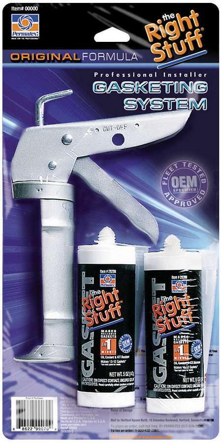 Permatex PEX99070 The Right Stuff Silicone Sealant Kit - 2 Cartridges, 5 oz Each