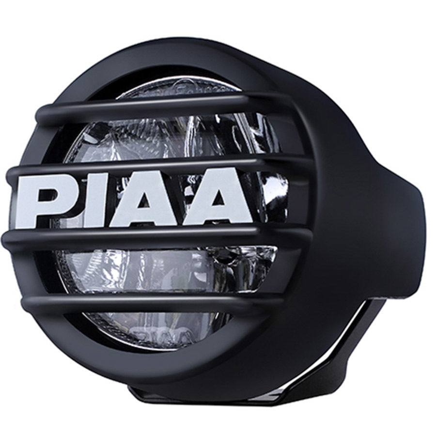 PIAA LP530 Series LED Light Assembly, 3-Watt, 2 White LEDs, 3.5 Inch Round Surface Mount, Steel with Black Powder Coat Finish