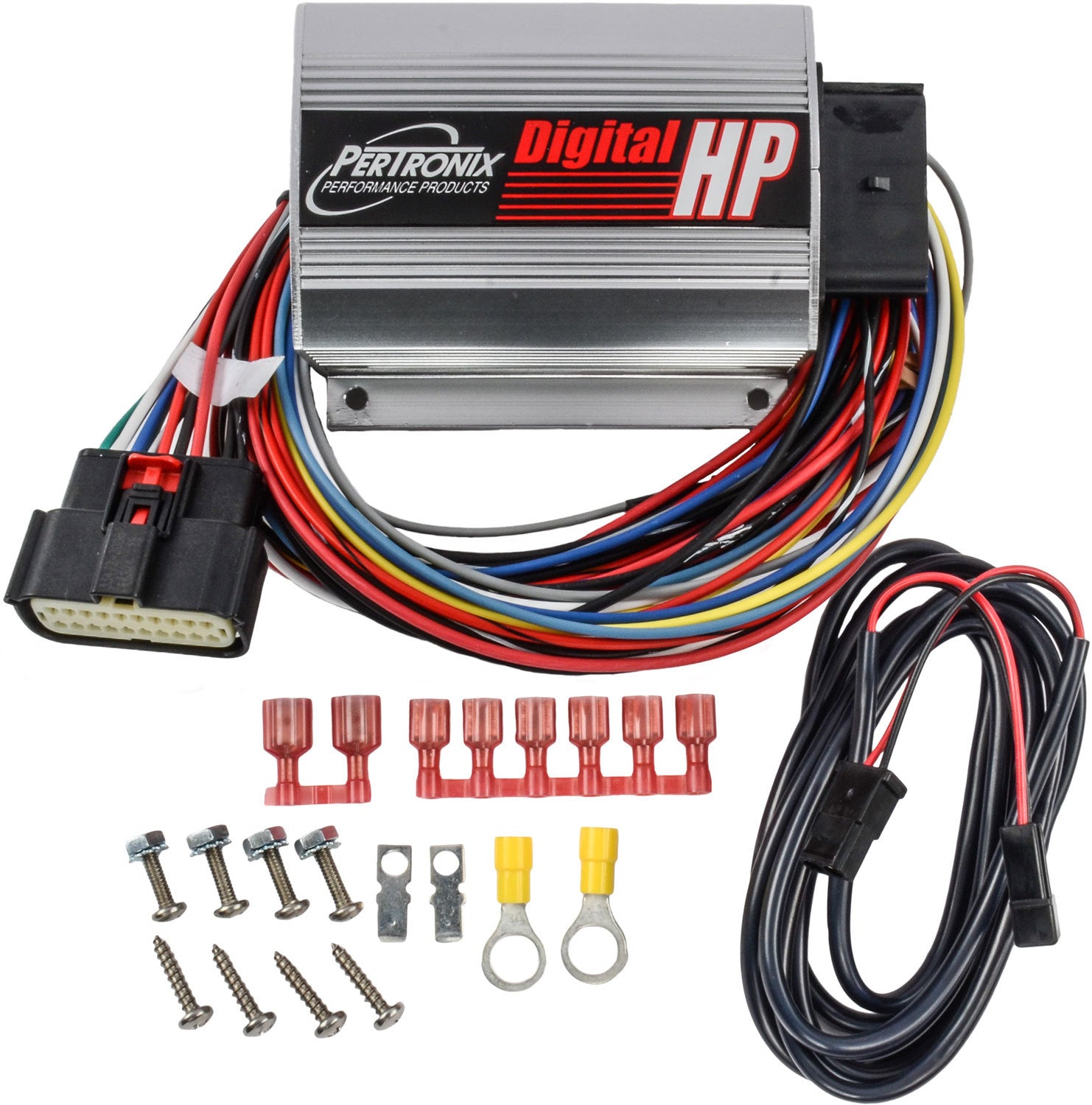 PerTronix Ignition Digital HP Ignition Box Part Number 512 with 3-Step Rev Limiter, Silver Finish
