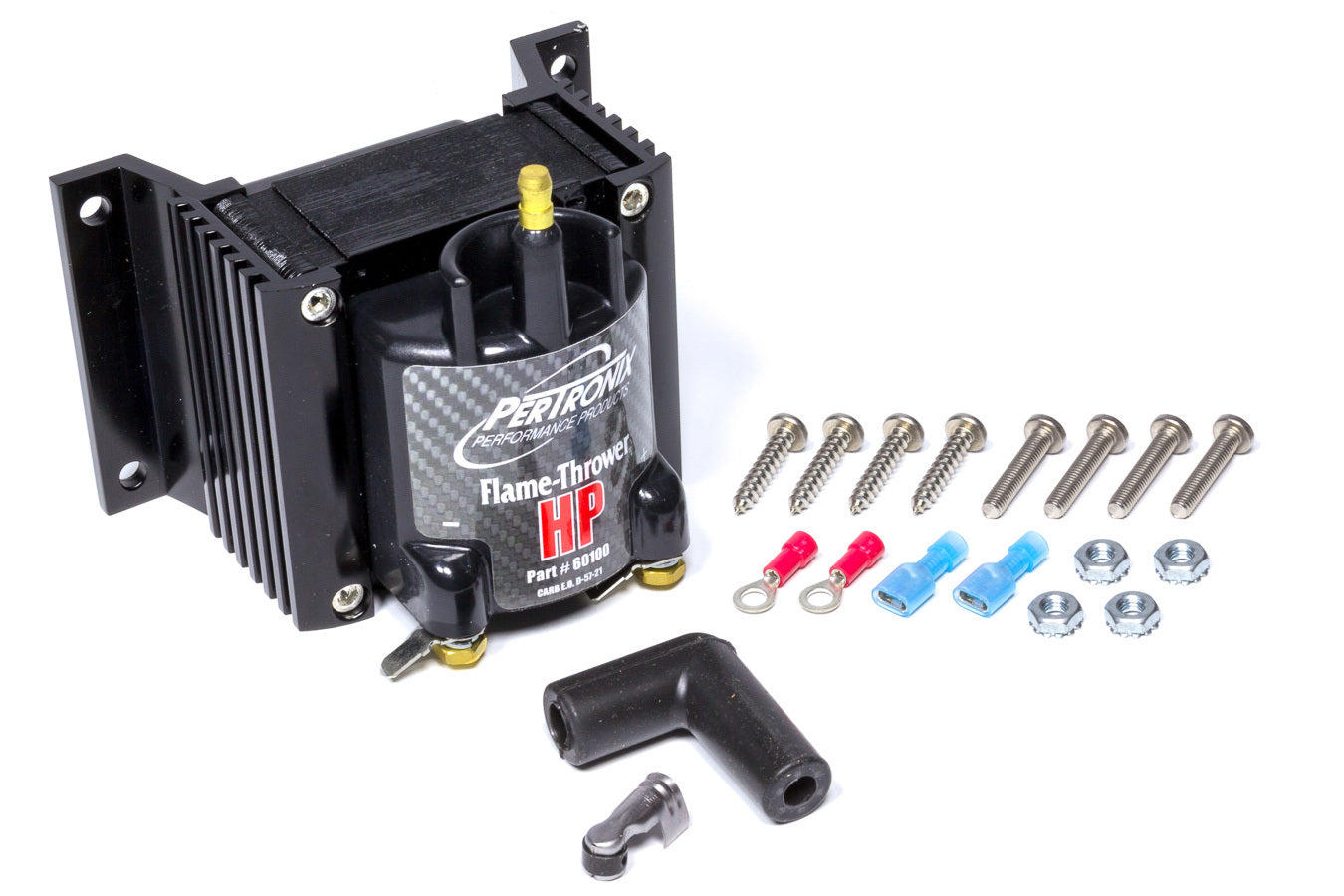 PerTronix Ignition PRT60100 Flame-Thrower HP E-Core Ignition Coil, 0.2 Ohm, 45,000 Volts, Black