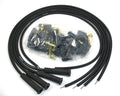 PerTronix Ignition PRT804280 8mm Spark Plug Wire Set for 4-Cylinder Engines, Black, HEI Style, Spiral Core