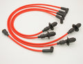 PerTronix Ignition 804404 Flame-Thrower 8mm Spark Plug Wire Set for Volkswagen, Red, HEI Style, Straight Plug Boots