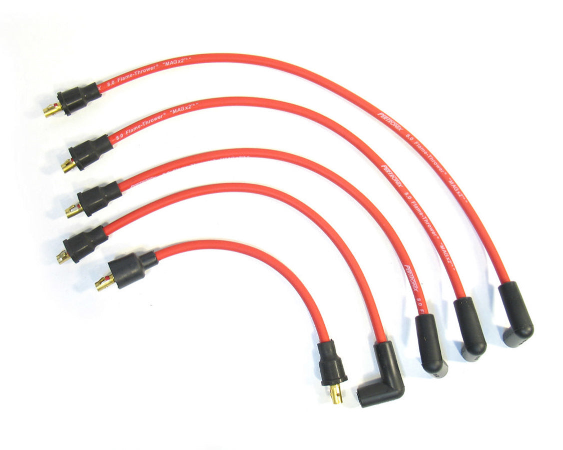 PerTronix Ignition 804412 Flame-Thrower 8mm Spiral Core Spark Plug Wire Set for Austin and MG 4-Cylinder