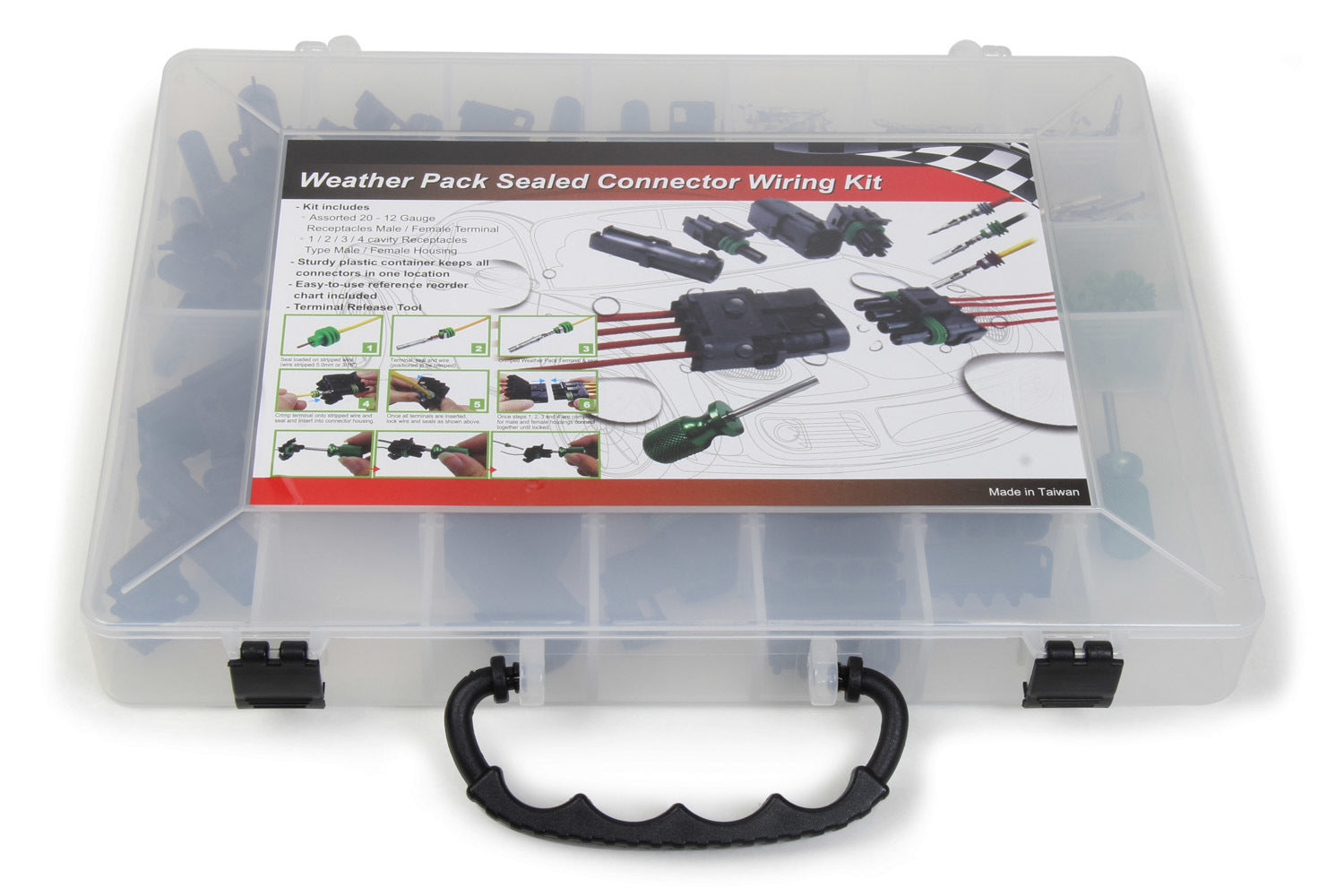PerTronix Ignition Weather Pack Connector Kit A2020 for Automotive Weatherproof Wiring