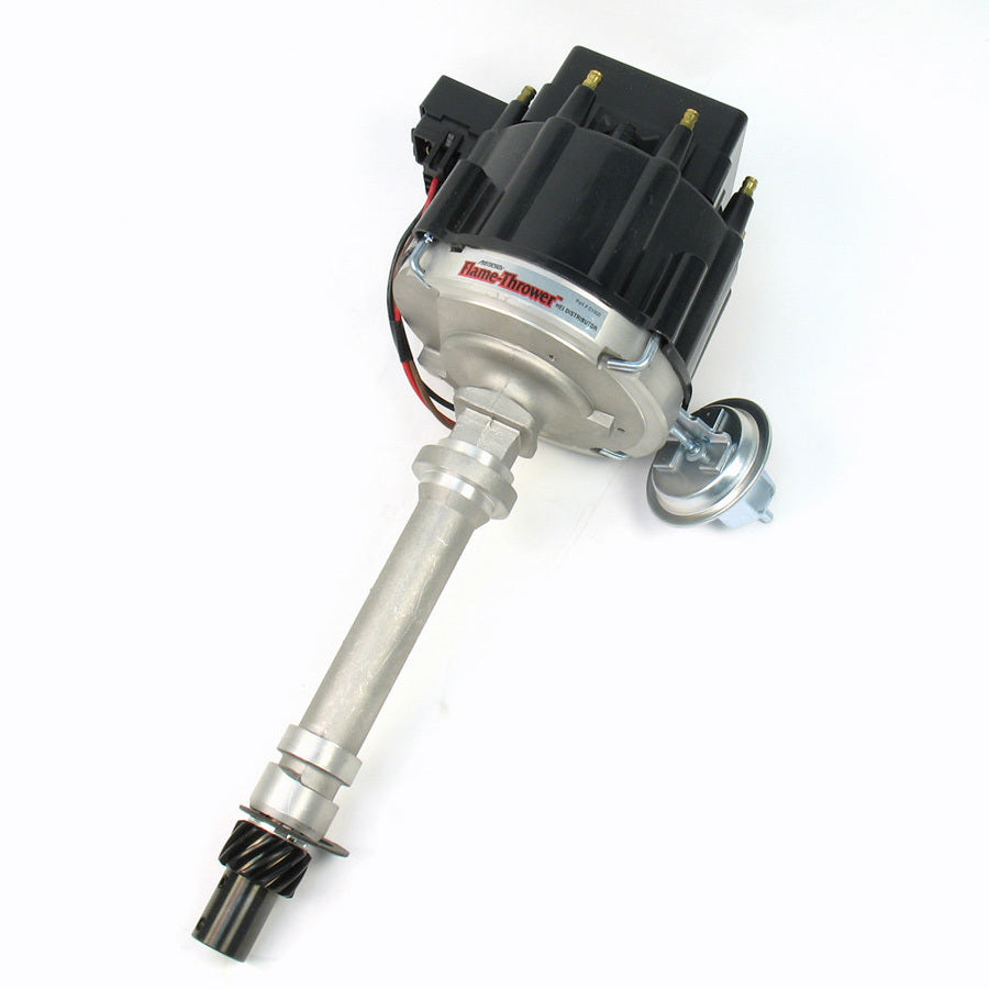PerTronix Ignition D1000 SBC/BBC HEI Distributor with Black Cap and Mechanical Vacuum Advance