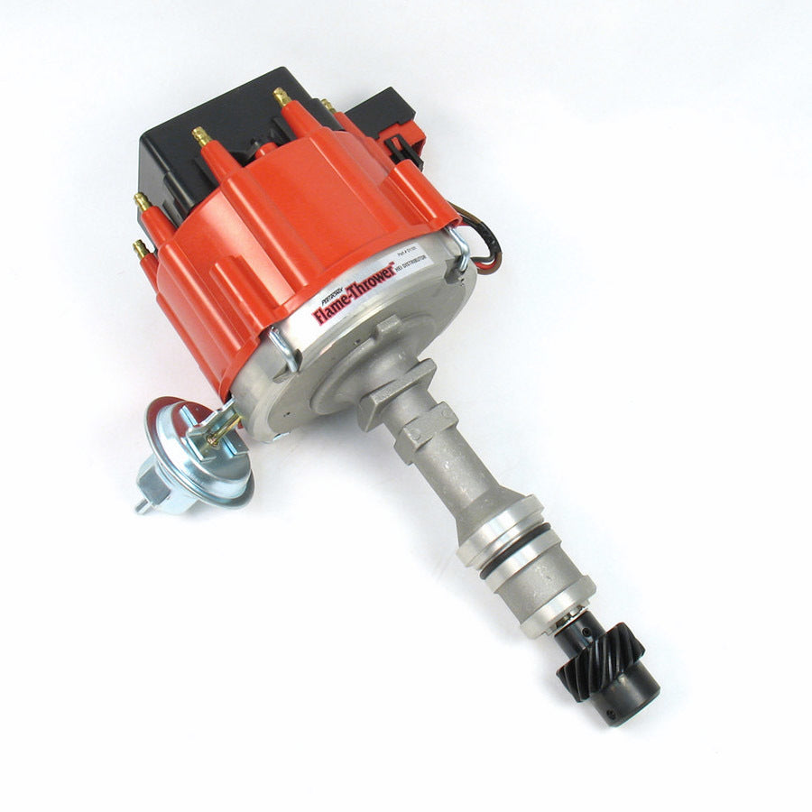 PerTronix Ignition D1101 Flame-Thrower Street/Strip HEI Distributor for Oldsmobile V8 with Red Cap