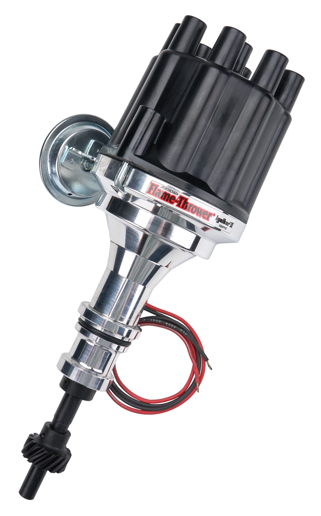 PerTronix Ignition D130700 SBF Billet Distributor with Black Cap and Magnetic Pickup