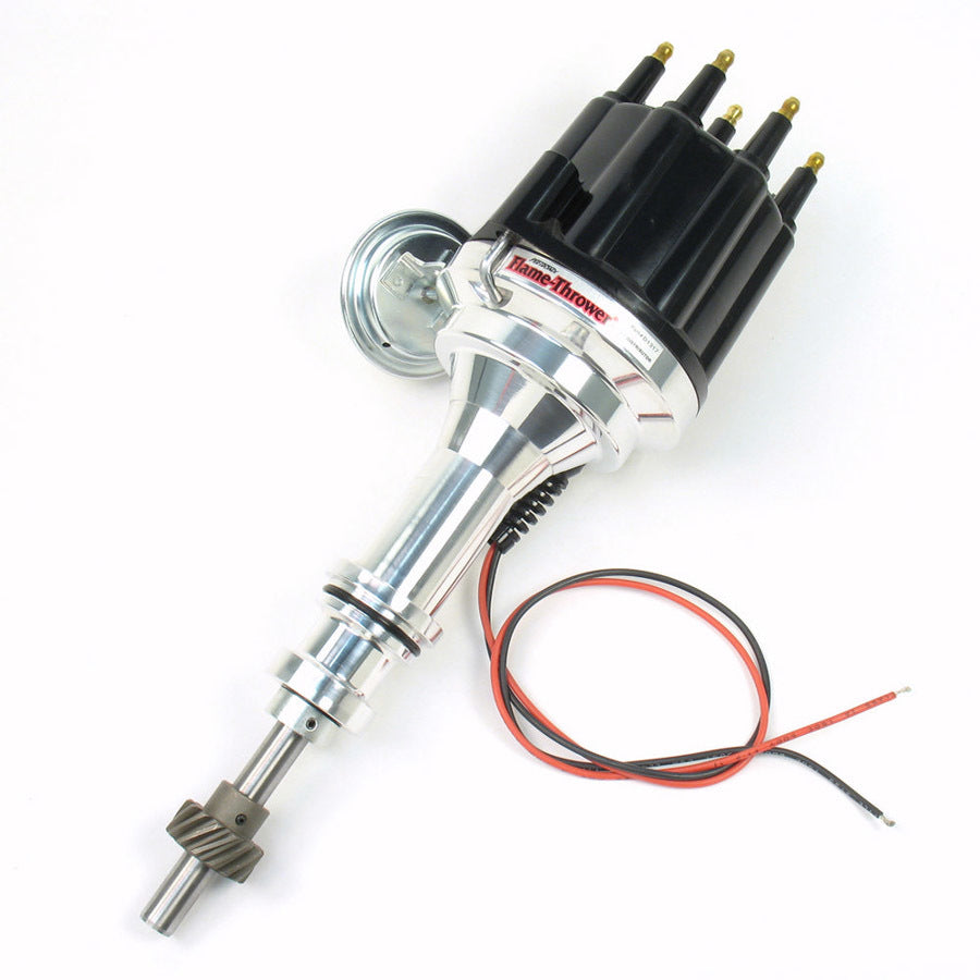 PerTronix Ignition D131710 SBF Billet Distributor with Black Male Cap and Magnetic Pickup