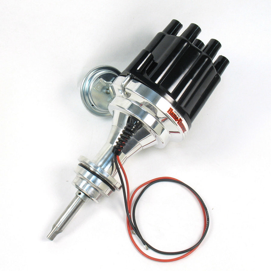 PerTronix Ignition D142700 Flame-Thrower Plug & Play Billet Distributor for Mopar B-Series with Magnetic Pickup and Vacuum/Mechanical Advance
