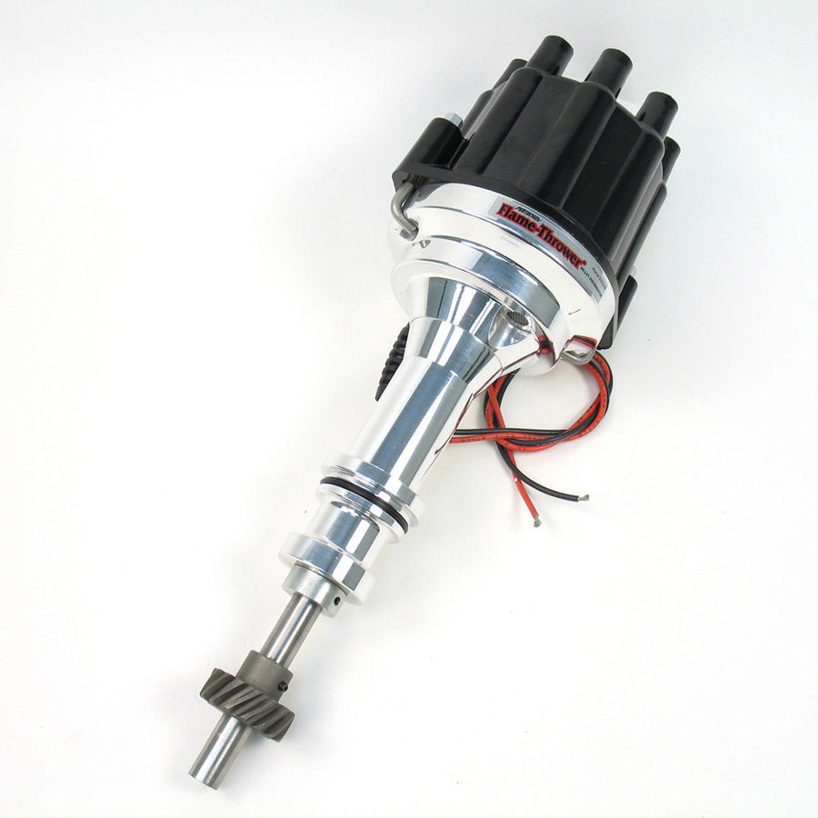 PerTronix Ignition D232800 BBF Billet Distributor with Black Cap for Marine Applications