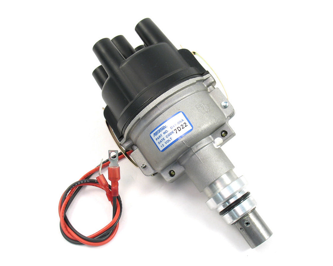 PerTronix Ignition D41-05A Industrial Distributor for Continental 4-Cylinder Engines, Magnetic Pickup, Mechanical Advance, Socket Style, Black Finish