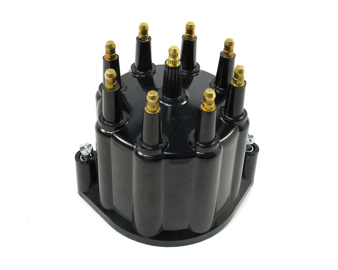 PerTronix Ignition D650710 Distributor Cap with Brass Terminals and Twist Lock for V8 Engines