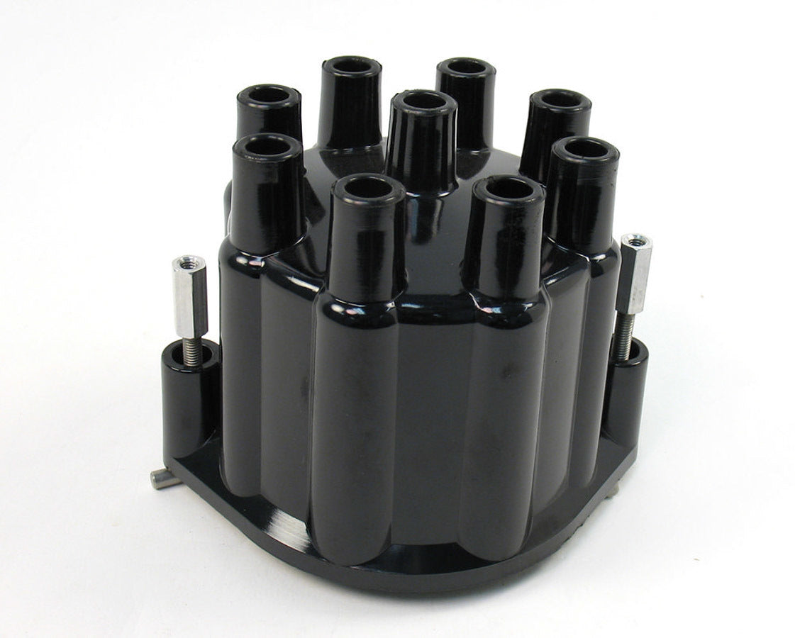 PerTronix Ignition D651700 Marine Distributor Cap with Brass Terminals, Socket Style, Twist Lock, Black Plastic, Non-Vented for 8-Cylinder Engines