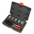 Pertronix Ignition T3001 Ratchet Crimp Tool Kit with Quick Change Dies and Cushion Grip