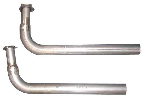 Pypes Performance Exhaust DCC10S Intermediate Pipe for Small Block Chevy and Corvette 1967-1981, 2.5 Inch Diameter, Stainless Steel