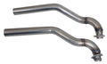 Pypes Performance Exhaust DGC05 Intermediate Pipe for 1955-1957 Chevrolet Fullsize Cars, 2.5 Inch Diameter, Stainless Steel, Natural Finish
