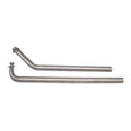 Pypes Performance Exhaust DGU14S Intermediate Pipes for GM A-Body and F-Body with 2.5 Inch Diameter, Stainless Steel, Natural Finish