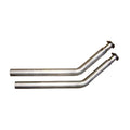 Pypes Performance Exhaust DGU15S Stainless Steel 2.5-Inch Intermediate Pipes for GM X-Body 1962-67 Nova SBC with Stock 3-Bolt Ram Horn Manifolds
