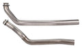 Pypes Performance Exhaust DGU18S Intermediate Pipe for 1965-1970 Chevy B-Body with 2.5 Inch Diameter, Stainless Steel, Natural Finish