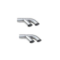 Pypes Performance Exhaust EVT13 Exhaust Tip for Dual 3-Inch Outlets, 10.75 Inches Long, Polished Stainless Steel