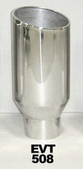 Pypes Performance Exhaust EVT508 Weld-On 5 Inch Diameter Exhaust Tip with 8 Inch Round Outlet and 18 Inch Length