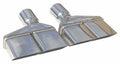 Pypes Performance Exhaust EVT86 Exhaust Tip for 1970-1974 Dodge Challenger SS, Dual 2.25 Inch Square Outlets