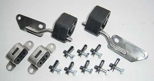 Pypes Performance Exhaust HFH30 Stainless Exhaust Muffler Hanger Kit for Ford Mustang 1999-2004