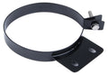 Pypes Performance Exhaust HSC006B Stack Clamp, 6-Inch Stainless Steel, Black Finish