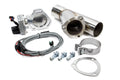 Pypes Performance Exhaust HVE13K 3-Inch Electric Exhaust Cut-Out, Clamp-On, Single, Aluminum and Stainless Steel, Natural and Polished Finish