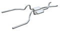 Pypes Performance Exhaust SFM04 Header-Back Exhaust Kit for Ford Mustang 1971-1973 with 2.5 Inch Diameter and Tips