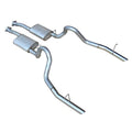 Pypes Performance Exhaust SFM13V Violator Cat-Back Exhaust System for 1979-1997 Ford Mustang 5.0L with 2.5 Inch Diameter and Polished Tips