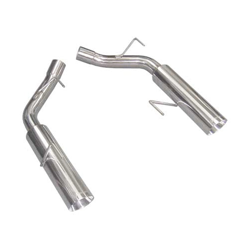 Pypes Performance Exhaust SFM60MS Axle-Back Exhaust System for Ford Mustang 2005-2010 with 2.5 Inch Diameter and Polished Tips