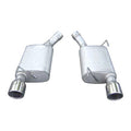 Pypes Performance Exhaust SFM60V Violator Axle-Back Exhaust System for Ford Mustang 2005-2010 with 2.5-inch Diameter and 4-inch Polished Tips