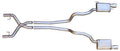 Pypes Performance Exhaust SFM68 Violator Cat-Back Exhaust System for Ford Mustang 2005-2010 4.0L 2.5 Inch Diameter with Polished Tips