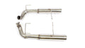 Pypes Performance Exhaust SFM79MS Pype Bomb Axle-Back Exhaust System for Ford Mustang V6 2011-2014, 2.5 Inch Diameter, 4 Inch Tips, Stainless Steel