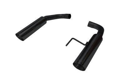 Pypes Performance Exhaust SFM91MSB Pype Bomb Axle-Back Exhaust System for Ford Mustang 2024, 2.5 Inch Diameter, Black Powder Coat Finish, 4 Inch Tips
