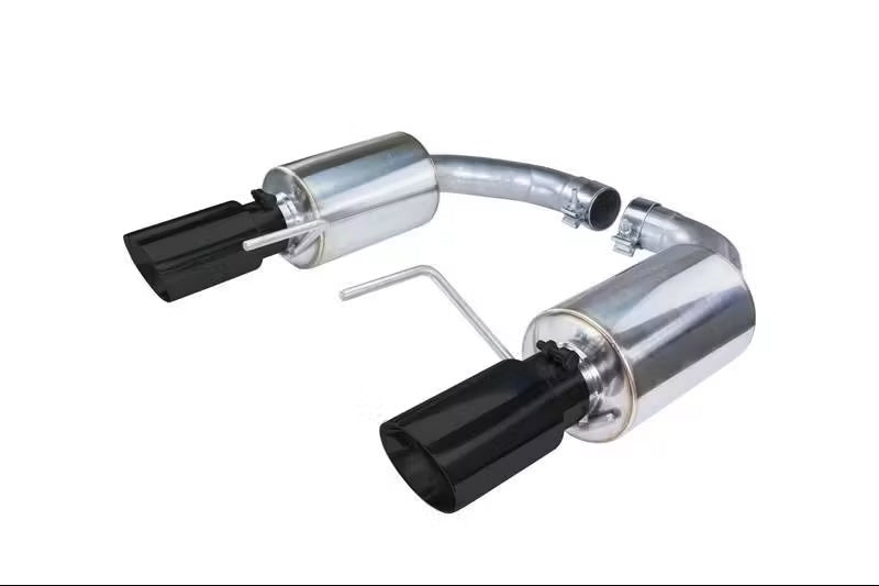Pypes Performance Exhaust SFM92MSB Mustang Touring Axleback Exhaust System with 2.5 Inch Diameter and 3 Inch Tips for 2024 Ford Mustang