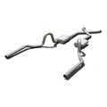 Pypes Performance Exhaust SGA10S 64-72 GM A-Body Street Pro X-Pipe Exhaust System with 2.5 Inch Diameter and Tips