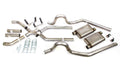 Pypes Performance Exhaust SGA13R Race Pro X-Pipe System for GM A-Body 1964-1972, Header-Back, 3-Inch Diameter, Stainless Steel